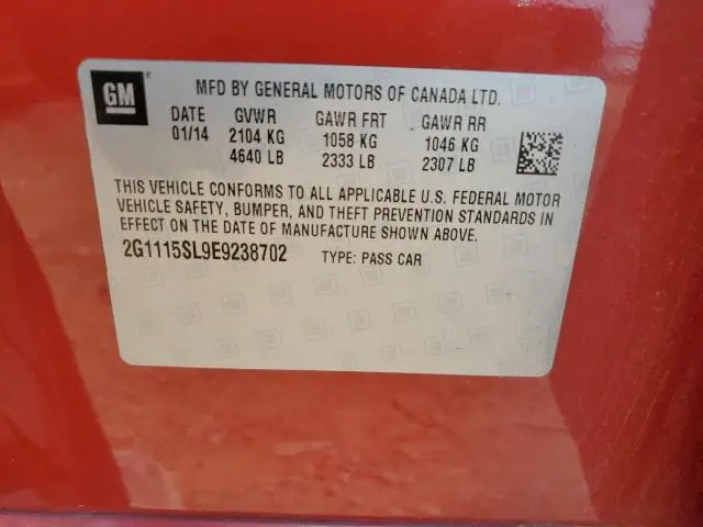 2014 CHEVROLET IMPALA LT  