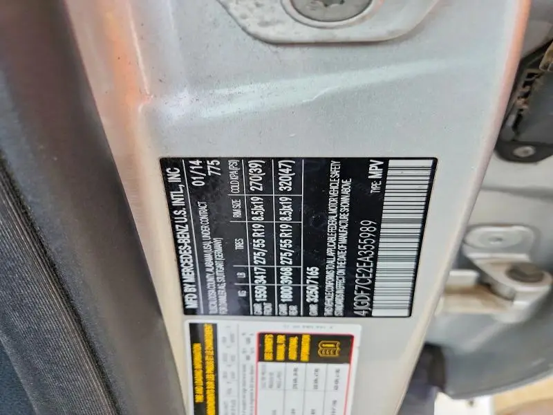 2014 MERCEDES-BENZ GL 450 4MATIC  
