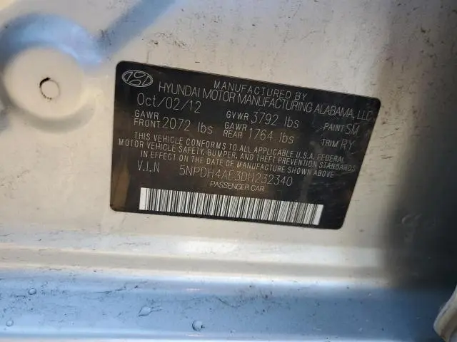 2013 HYUNDAI ELANTRA GLS  