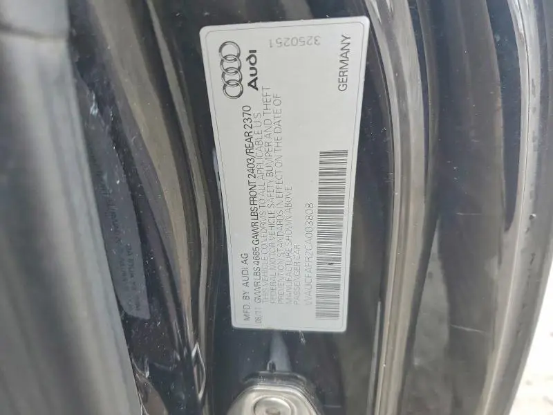 2012 AUDI A5 PREMIUM  