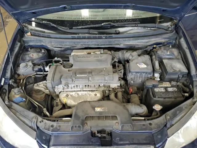 2010 HYUNDAI ELANTRA BLUE  