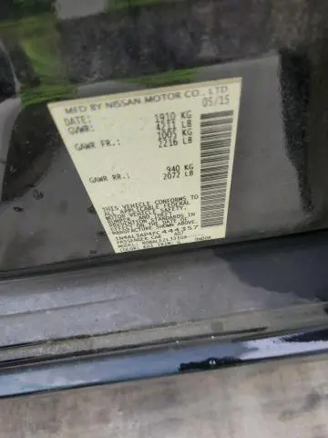 2015 NISSAN ALTIMA 2.5  