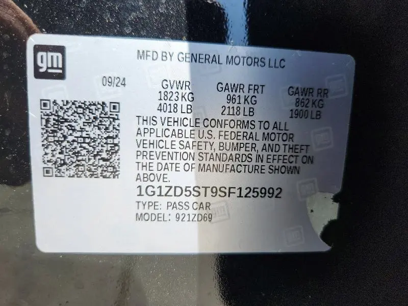 2025 CHEVROLET MALIBU LT  