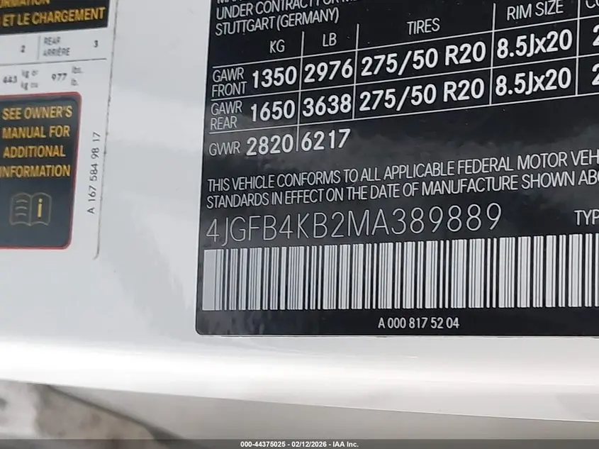 2021 MERCEDES-BENZ GLE 350 4MATIC