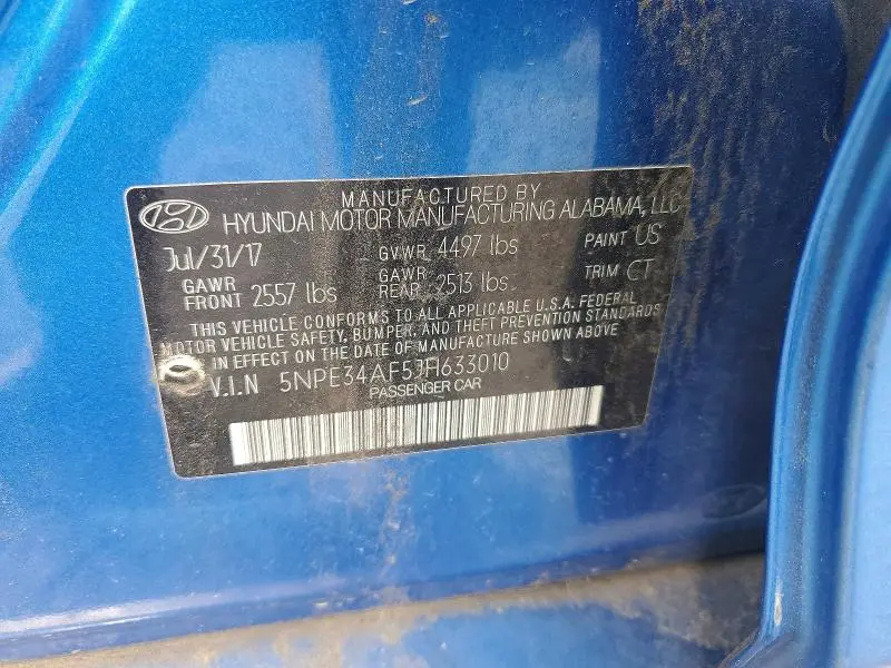 2018 HYUNDAI SONATA SPORT  