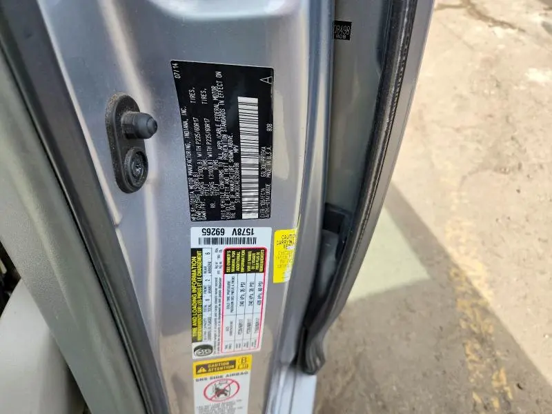 2014 TOYOTA SIENNA LE  