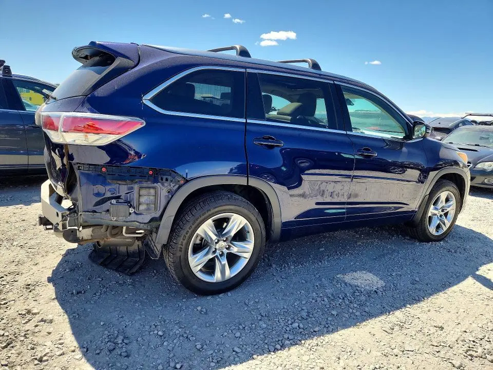 2015 TOYOTA HIGHLANDER LIMITED PLATINUM  