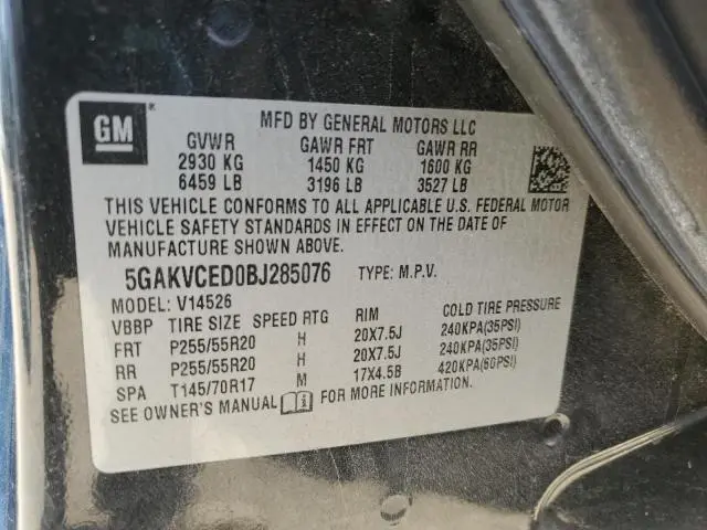 2011 BUICK ENCLAVE CXL  