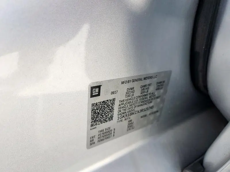 2018 GMC YUKON SLT  