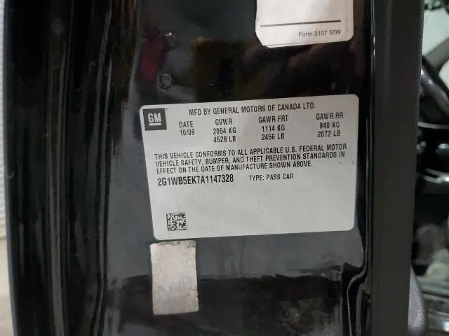 2010 CHEVROLET IMPALA LT  