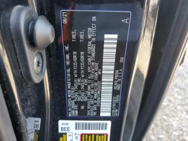 2021 TOYOTA SIENNA XSE  