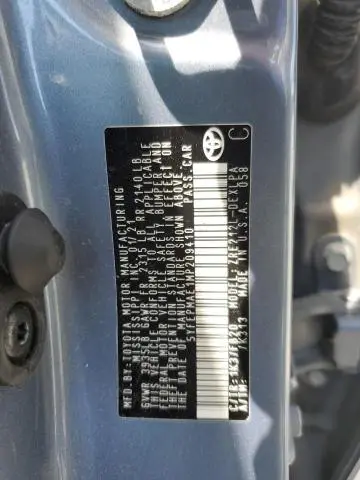 2021 TOYOTA COROLLA LE  