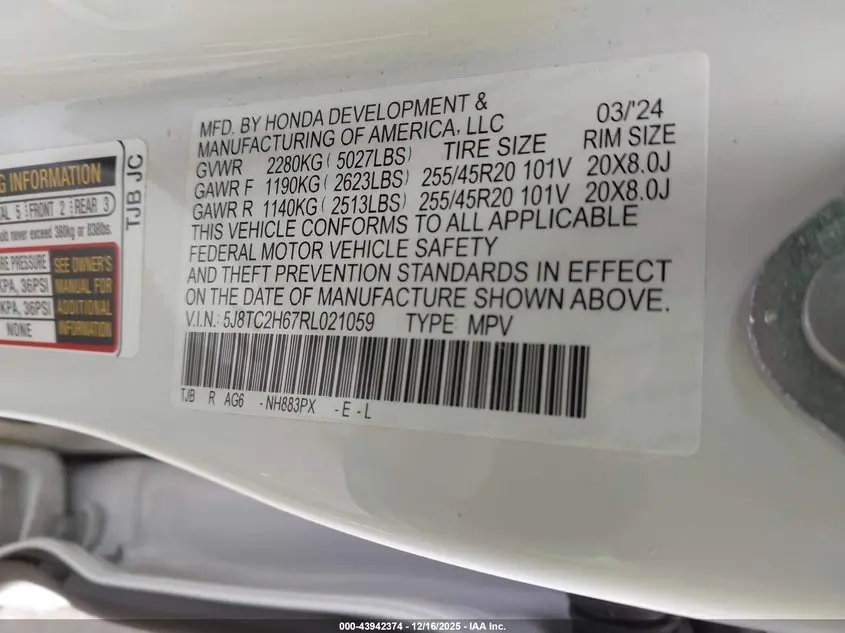 2024 ACURA RDX A-SPEC PACKAGE