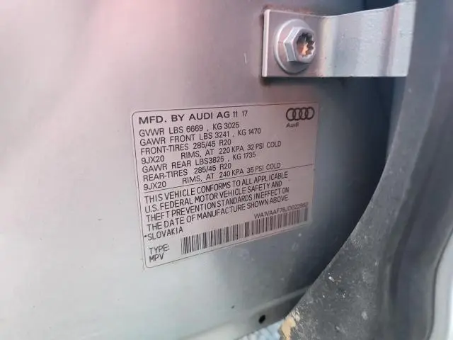 2018 AUDI Q7 PRESTIGE  