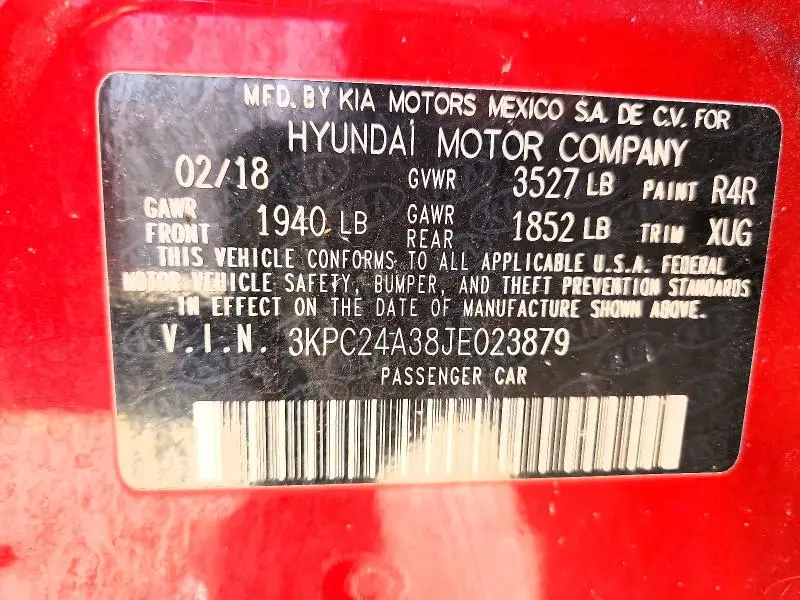 2018 HYUNDAI ACCENT SE  