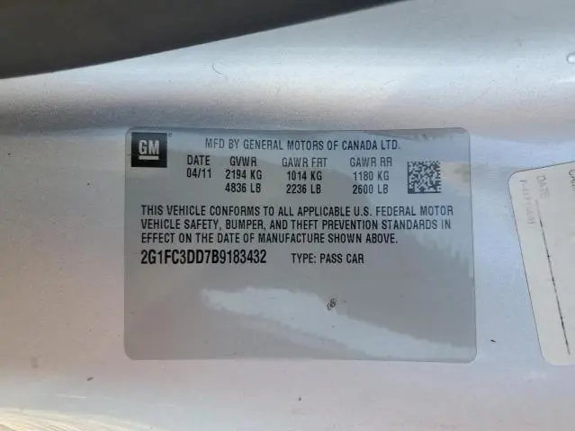 2011 CHEVROLET CAMARO LT  