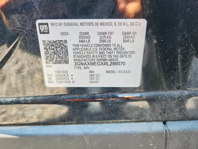 2024 CHEVROLET EQUINOX RS  