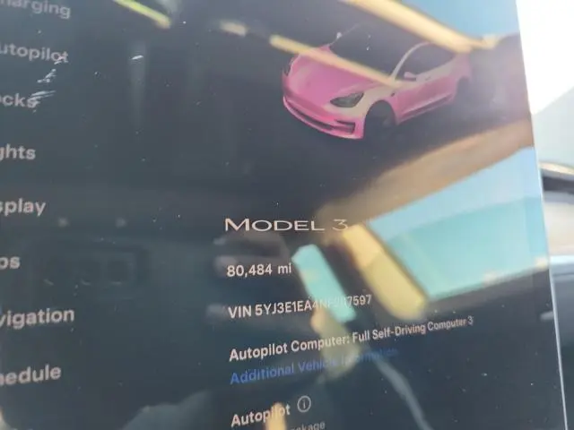 2022 TESLA MODEL 3