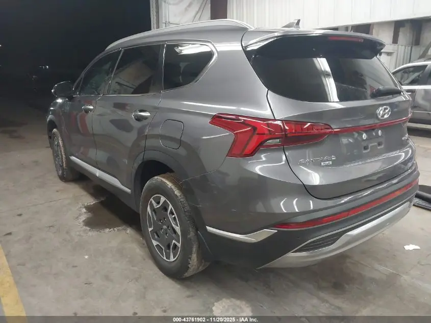 2021 HYUNDAI SANTA FE HYBRID BLUE