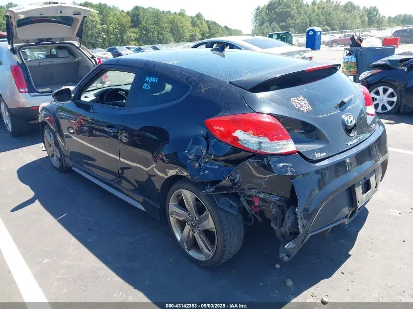 2013 HYUNDAI VELOSTER TURBO W/BLACK