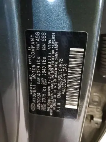 2024 HYUNDAI ELANTRA LIMITED