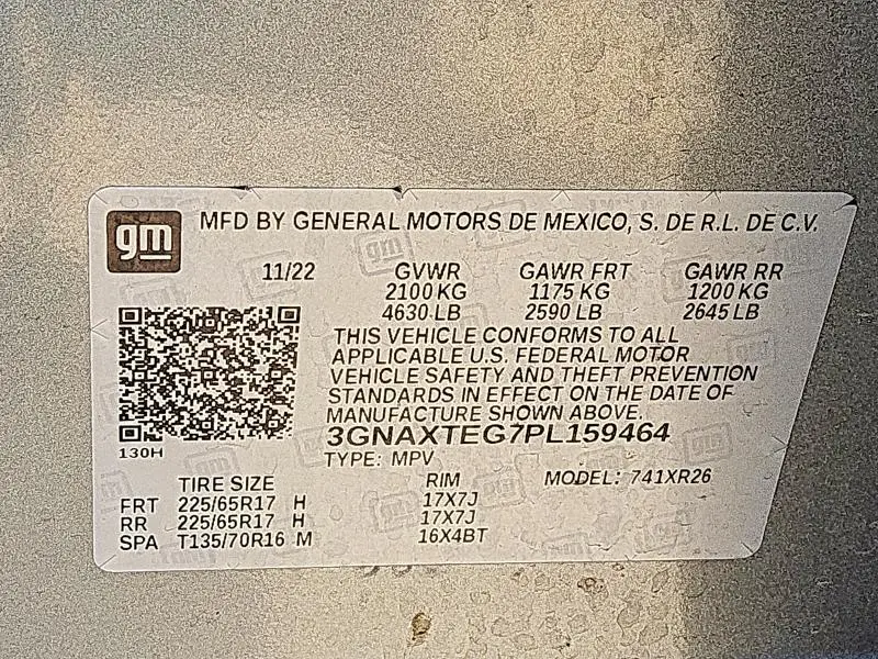 2023 CHEVROLET EQUINOX LT  
