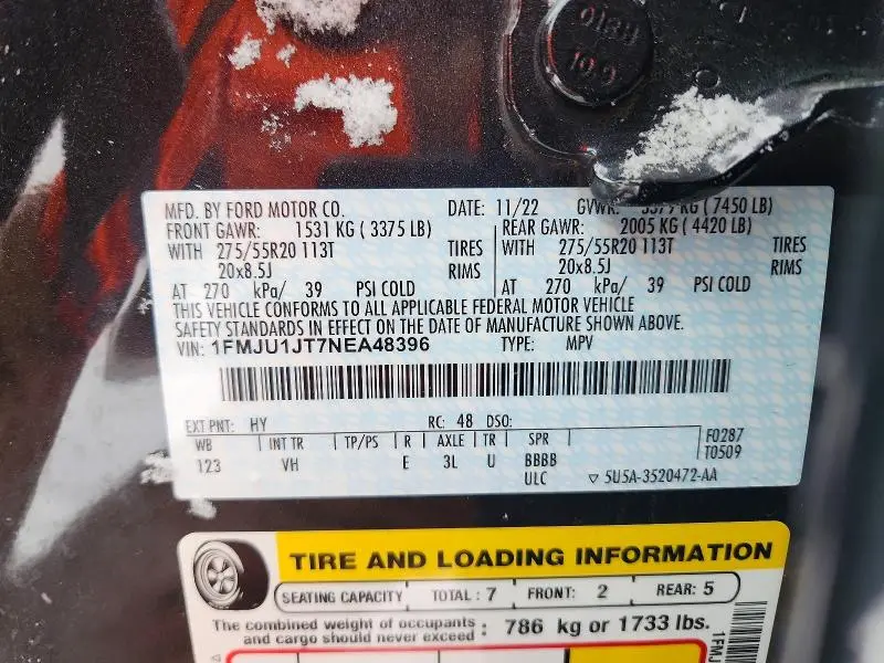 2022 FORD EXPEDITION XLT  