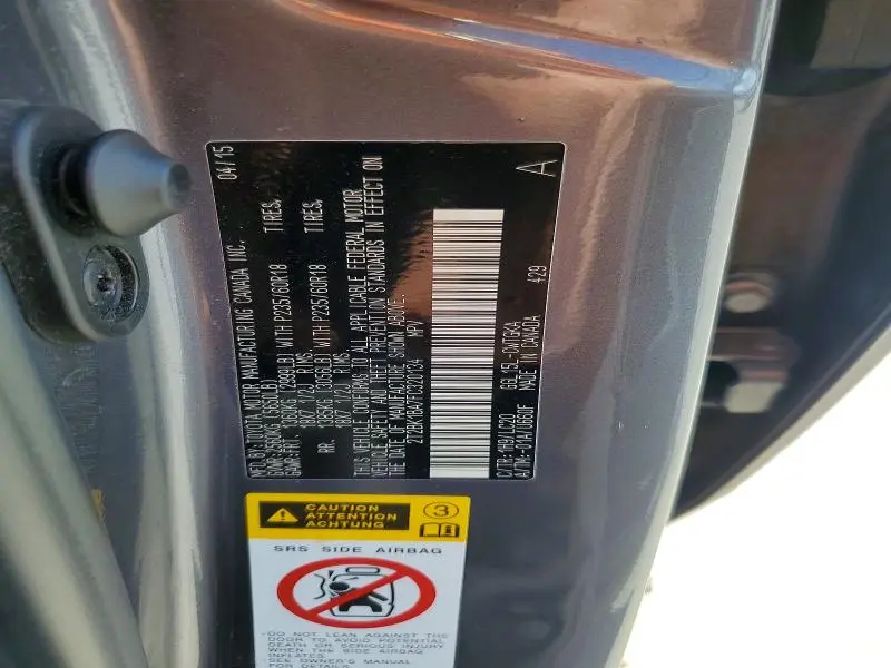 2015 LEXUS RX 350 BASE  
