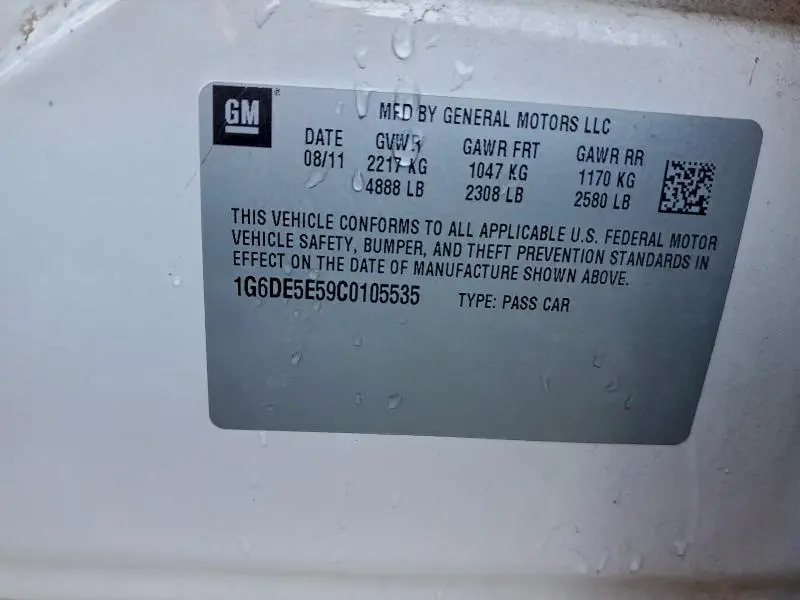 2012 CADILLAC CTS LUXURY COLLECTION  