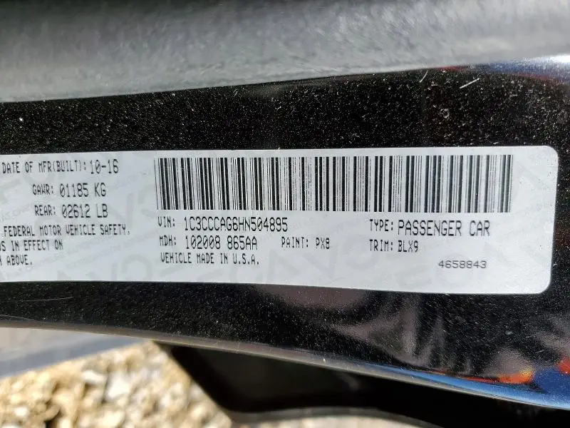 2017 CHRYSLER 200 LIMITED  