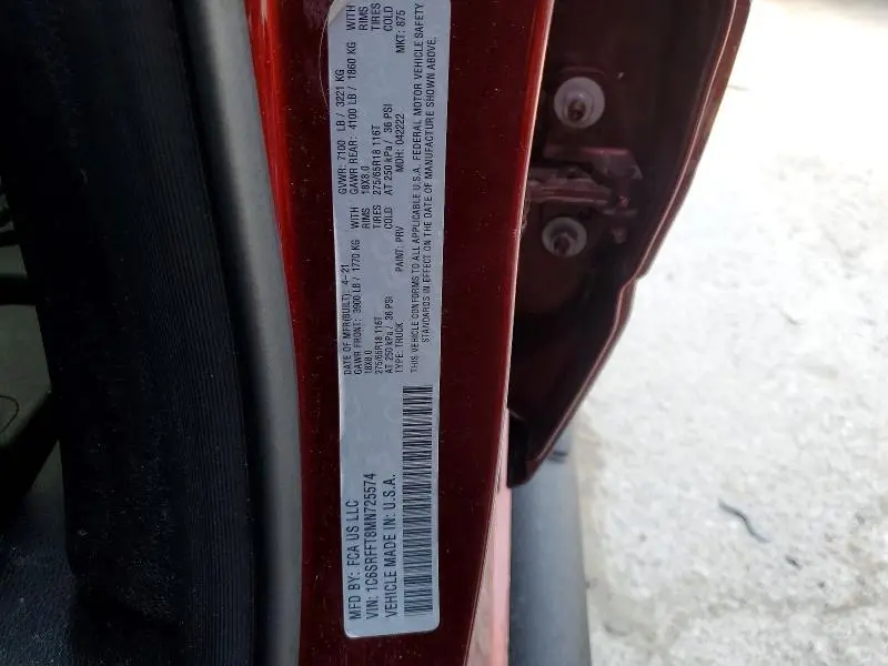 2021 RAM 1500 BIG HORN/LONE STAR  