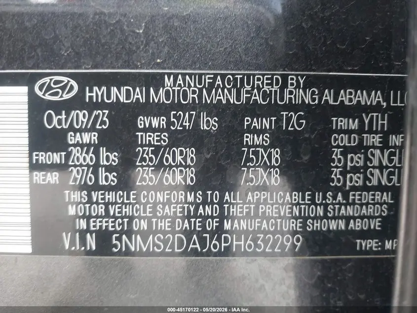 2023 HYUNDAI SANTA FE SEL