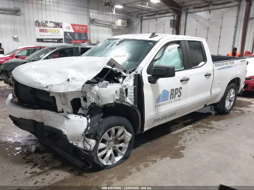 2021 CHEVROLET SILVERADO 1500 4WD DOUBLE CAB STANDARD BED CUSTOM