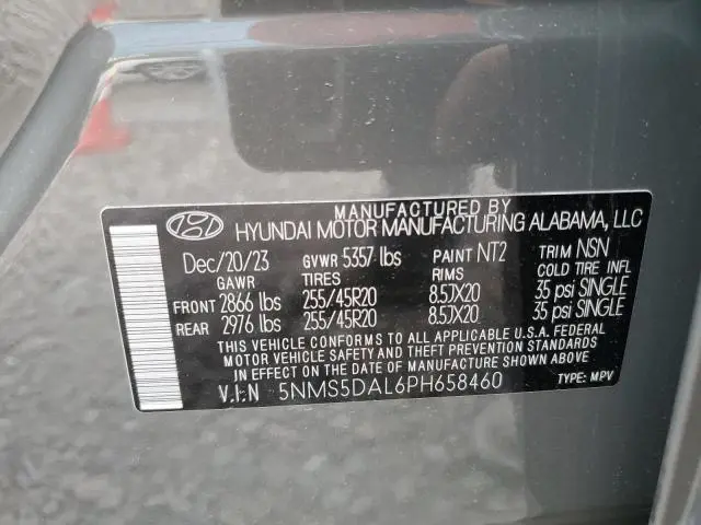 2023 HYUNDAI SANTA FE CALLIGRAPHY