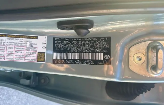 2014 TOYOTA PRIUS V   