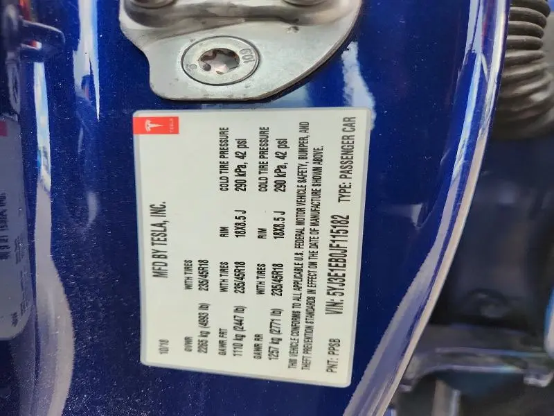 2018 TESLA MODEL 3   