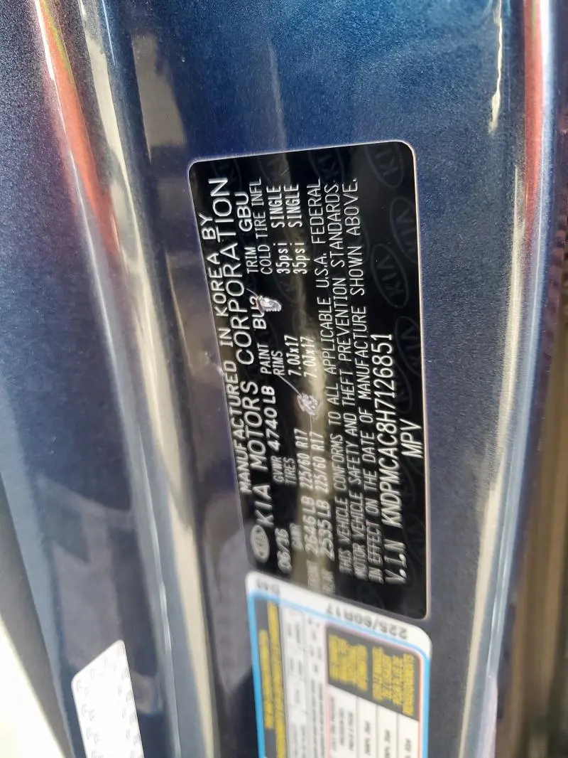 2017 KIA SPORTAGE LX  