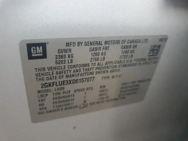 2013 GMC TERRAIN SLT  