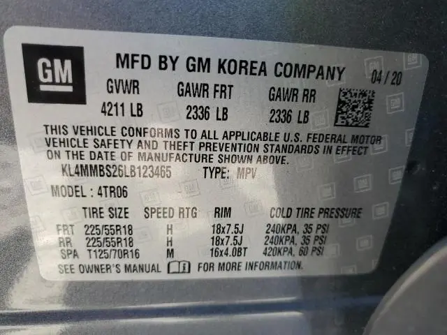 2020 BUICK ENCORE GX PREFERRED  