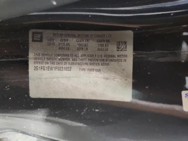 2015 CHEVROLET CAMARO SS  