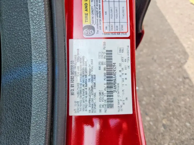 2010 FORD FUSION SE  