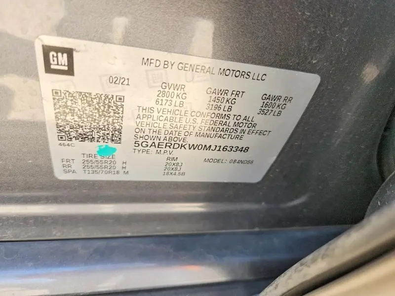 2021 BUICK ENCLAVE AVENIR  