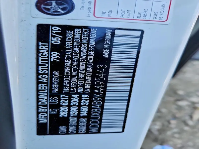 2019 MERCEDES-BENZ S MERCEDES-MAYBACH S650  