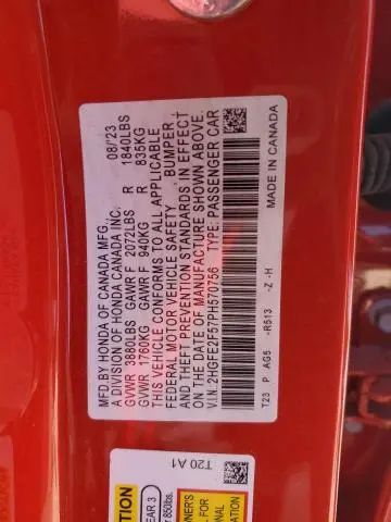 2023 HONDA CIVIC SPORT  