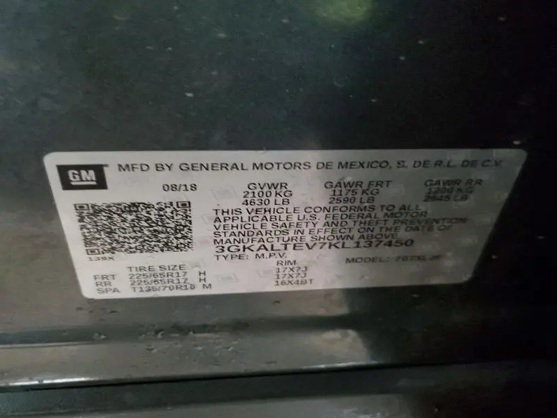 2019 GMC TERRAIN SLE  