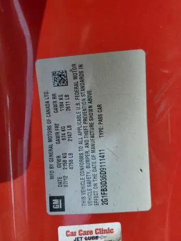 2013 CHEVROLET CAMARO LT