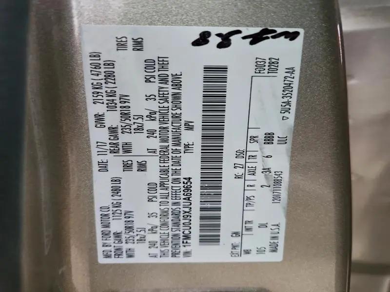 2018 FORD ESCAPE TITANIUM  