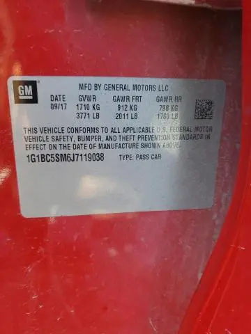 2018 CHEVROLET CRUZE LS  