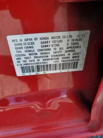 2013 HONDA FIT