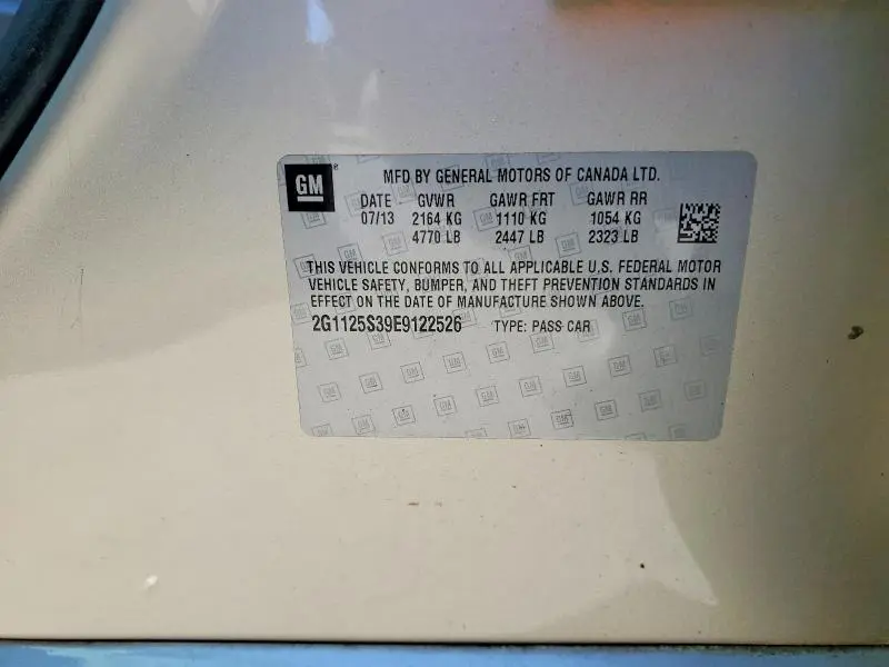 2014 CHEVROLET IMPALA LT  